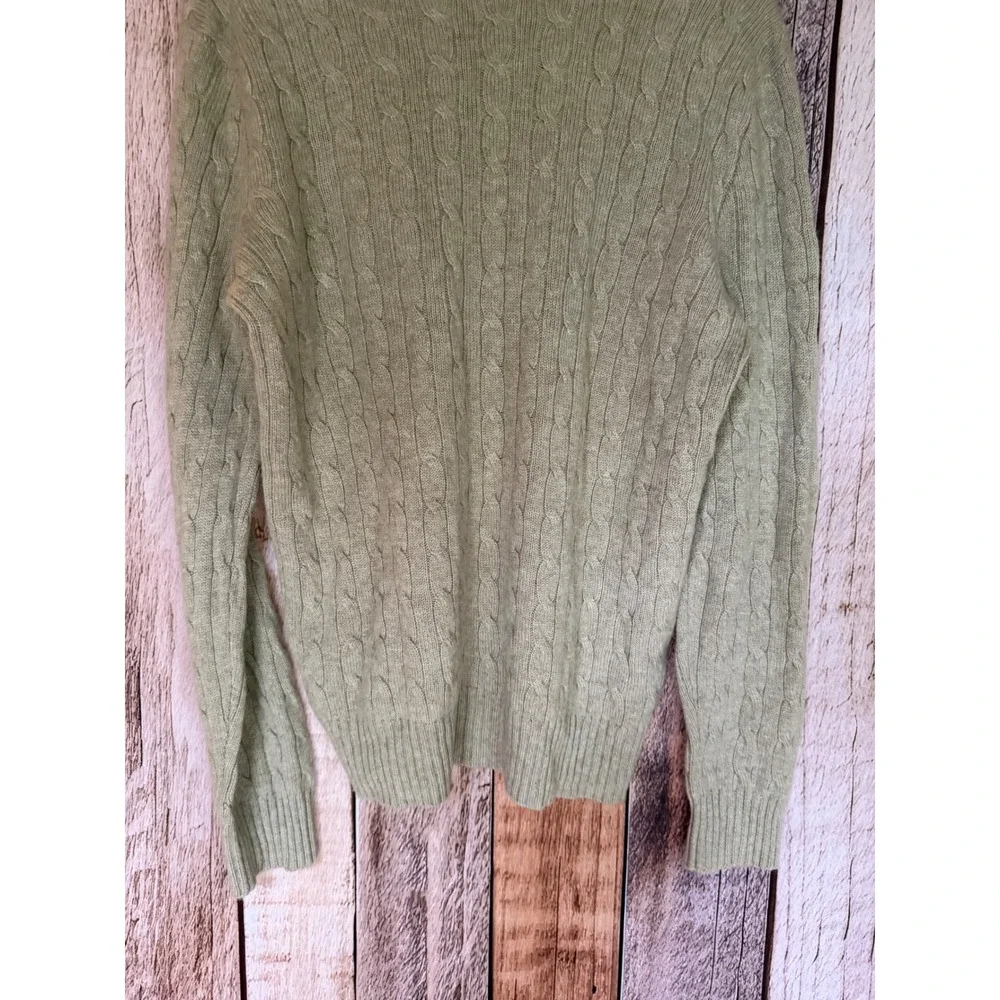 Polo Ralph Lauren Cashmere Cable‎ Knit Sweater Timeless Winter Preppy Luxury XL